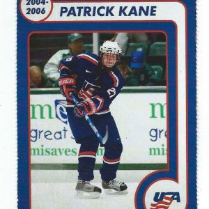 Patrick Kane 2018/19 USA NTDP Team Issued Alumni Card Chicago Blackhawks