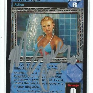 Miss Jackie Signed 2004 WWE Raw Deal Game Card