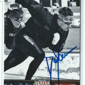 Dan Jansen Signed 2012 Panini Americana Card #78 Speed Skating