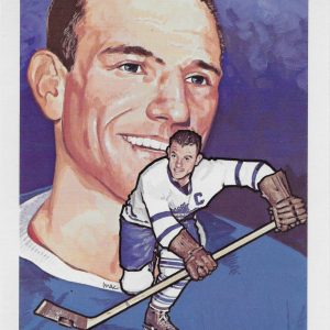 Ted Kennedy Signed 1983 Hockey Hall Of Fame Cartophilium Postcard