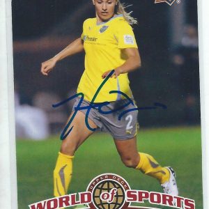 Heather Mitts Signed 2010 Upper Deck WOS Stars Womens Soccer Card #107
