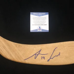 Anton Lundell Signed Florida Panthers Stick Beckett COA Q90697