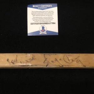 Shayne Corson Signed Edmonton Oilers Game Used Stick Beckett COA