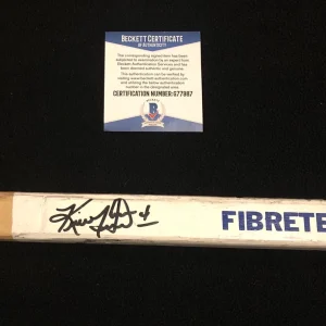 Kevin Hatcher Signed Dallas Stars Game Used Stick Beckett COA