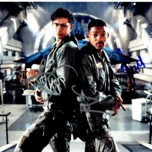 WILL SMITH and JEFF GOLDBLUM signed autographed 8x10 INDEPENDENCE DAY photo