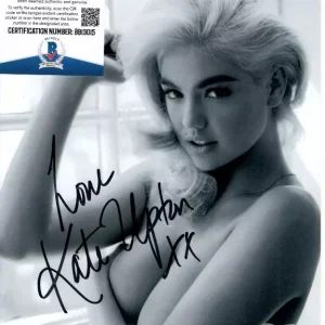 KATE UPTON signed 8x10 photo Beckett BAS SPORTS ILLUSTRATED SUPERMODEL MODEL