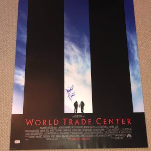 MICHAEL PENA Signed WORLD TRADE CENTER POSTER w/ Beckett (BAS) COA