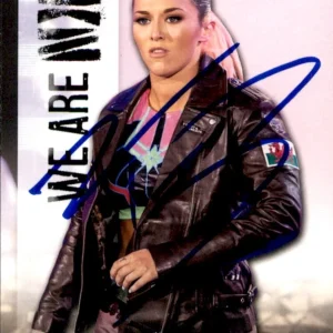 Tegan Nox Signed 2021 Topps WWE NXT Card NXT-52