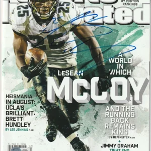 LeSEAN McCOY Signed 8/4/14 SPORTS ILLUSTRATED Beckett Auth (NO Label)