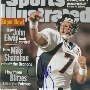 JOHN ELWAY Signed 2/8/99 SPORTS ILLUSTRATED Beckett Auth (NO Label)