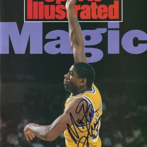 MAGIC JOHNSON Signed 11/18/91 SPORTS ILLUSTRATED Beckett Auth (NO Label)