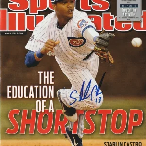 STARLIN CASTRO Signed 5/9/11 SPORTS ILLUSTRATED Beckett Auth (NO Label)