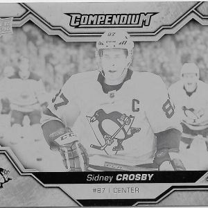 Sidney Crosby 2018-19 Upper Deck Compendium Black Printing Plate #701