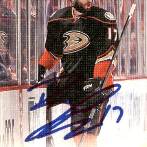 Ryan Kesler Signed 2015/16 UD Canvas Card C3 Anaheim Ducks