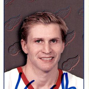 Vladimir Konstantinov Signed 1992/93 Score Card #503 JSA COA Detroit Red Wings