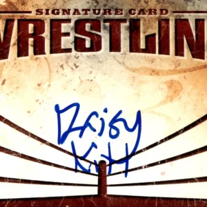 Daisy Kill Signed NWA Wrestling Signature Autograph Card TNA WWE NXT AEW