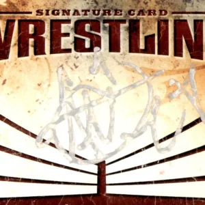 Alex Misery Signed NWA Wrestling Signature Autograph Card TNA WWE NXT AEW