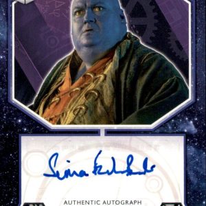 Doctor Who 2015 Simon Fisher-Becker As Dorium Maldovar Autograph Auto Card