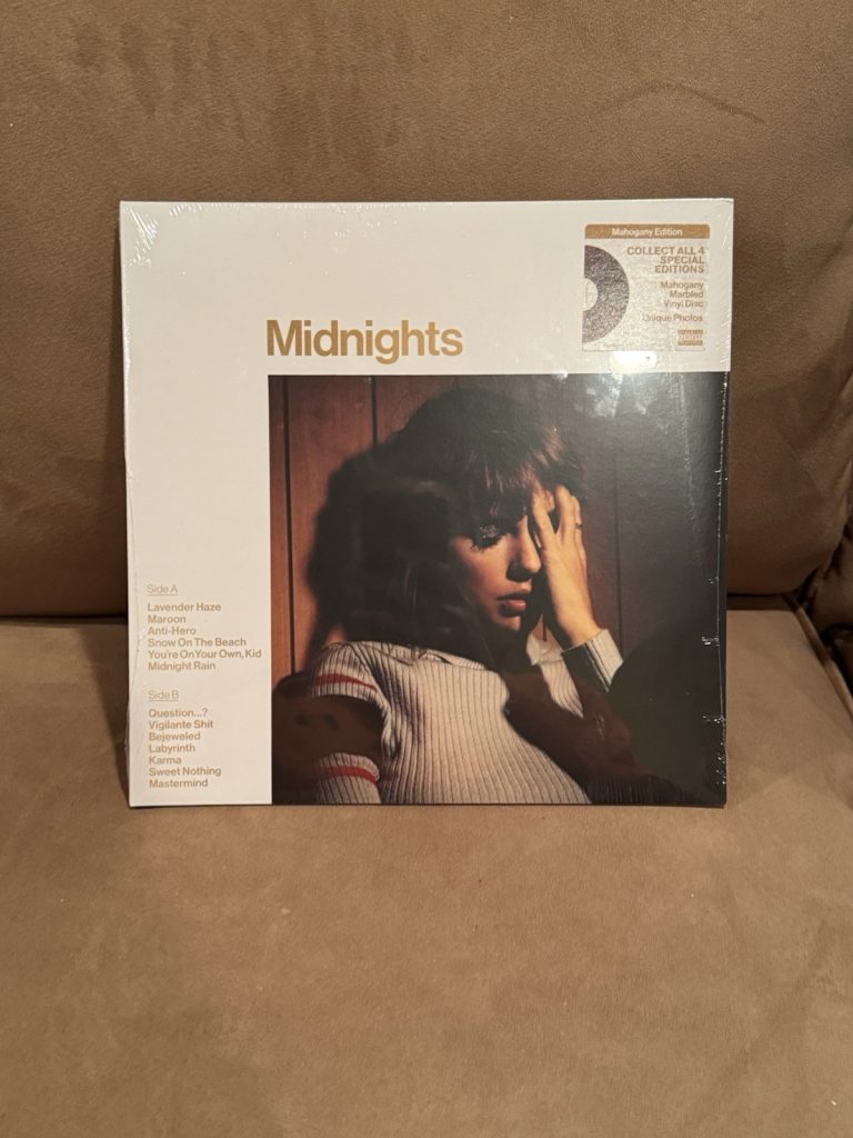 Taylor Swift Midnights New And Sealed LP Mahogany Marbled Vinyl