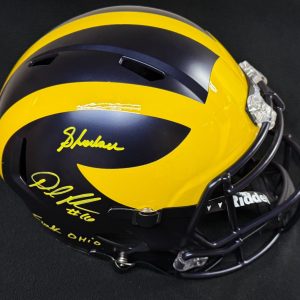 Denard Robinson Signed "F*** Ohio" Michigan Wolverines Full Size Helmet JSA COA