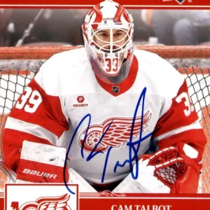 Cam Talbot Signed 2025/26 Upper Deck Detroit Red Wings Centennial Card #15