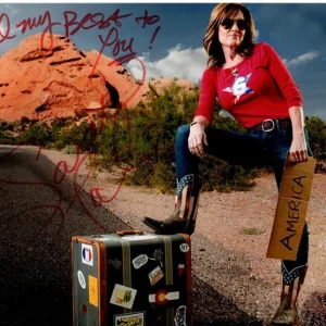 SARAH PALIN signed autographed photo ALASKA GOVERNOR GREAT CONTENT