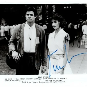 ALLY SHEEDY and TREAT WILLIAMS signed HEART OF DIXIE press 8x10 photo