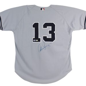 Yankees Alex Rodriguez 2004 Game Used Grey RA Jersey Auto Graded 9! PSA/DNA