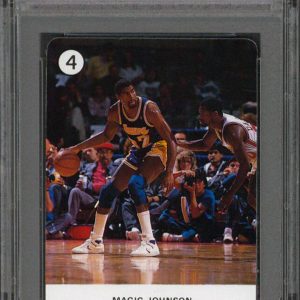 Lakers Magic Johnson 1988 Fournier Estrellas #4 Card Graded Gem 10! PSA Slabbed