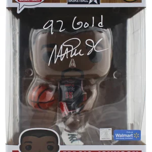 Magic Johnson "92 Gold" Signed 10" USA Basketball #125 Funko Pop Figure BAS 2