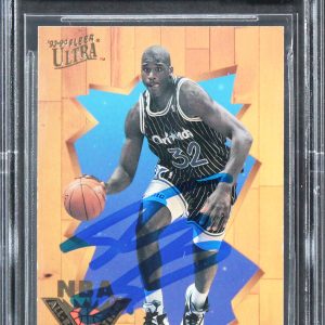 Shaquille O'Neal Signed 1993 Ultra All Rookie Team #5 Card Auto 10! BAS Slabbed