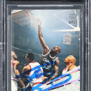 Shaquille O'Neal Signed 1993 Stadium Club Beam Team #1 Card Auto 10! BAS Slabbed