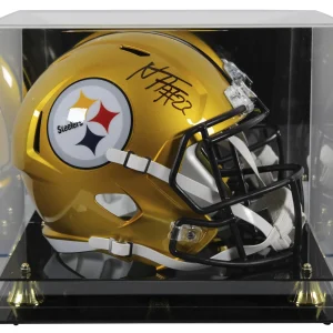 Steelers Najee Harris Signed Flash F/S Speed Rep Helmet w/ Case Fanatics COA