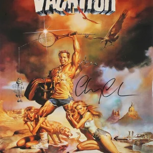 Chevy Chase Vacation Authentic Signed 24x36 Movie Poster BAS Witnessed #1W310288