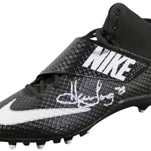 Raiders Howie Long Signed Black Nike Strike Pro Football Left Cleat BAS Witness