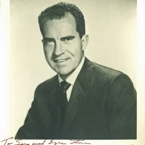 President Richard Nixon Authentic Signed 8X10 Vintage Photo PSA/DNA #AB08234