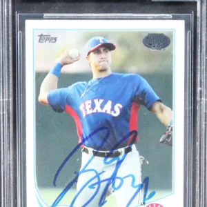 Rangers Joey Gallo Signed 2013 Topps Pro Debut #192 RC Card Auto 10! BAS Slabbed