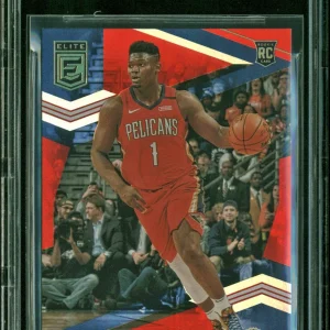 Pelicans Zion Williamson 2019-20 Panini Elite #108 BGS NM-MT+ 8.5 MINT