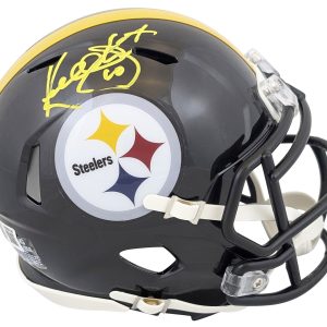 Steelers Kordell Stewart Authentic Signed Speed Mini Helmet BAS Witnessed