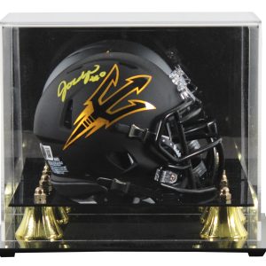 Arizona State Jordyn Tyson Signed Black Speed Mini Helmet W/ Case BAS Witnessed