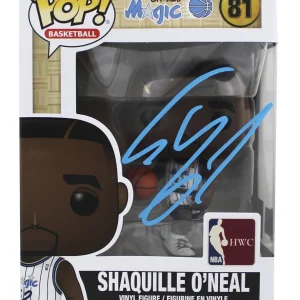 Magic Shaquille O'Neal Authentic Signed HWC #81 Funko Pop Vinyl Figure BAS Wit