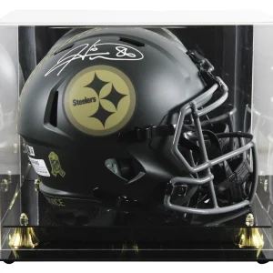 Steelers Hines Ward Signed STS IV Full Size Speed Rep Helmet W/ Case BAS Witness