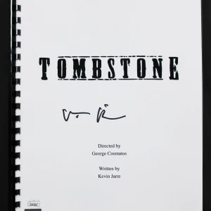 Val Kilmer Tombstone Authentic Signed Replica Movie Script JSA #VV75532