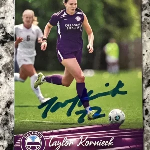 TAYLOR KORNIECK SIGNED 2021 PARKSIDE CARD NWSL #148  SOCCER AUTOGRAPH COA