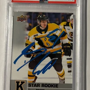 2019-20 Upper Deck CHL Star Rookie Shane Wright Kingston #400 Autograph PSA/DNA
