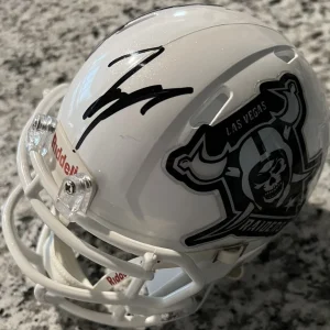 TYREE WILSON SIGNED OAKLAND RAIDERS MINI HELMET AUTHENTIC AUTOGRAPH COA