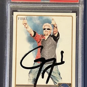 2011 Topps Allen & Ginter Guy Fieri Signed Auto Trading Card #209 PSA/DNA