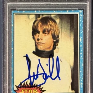 Mark Hamill 1977 Topps Star Wars #1 Luke Skywalker Signed Auto PSA/DNA
