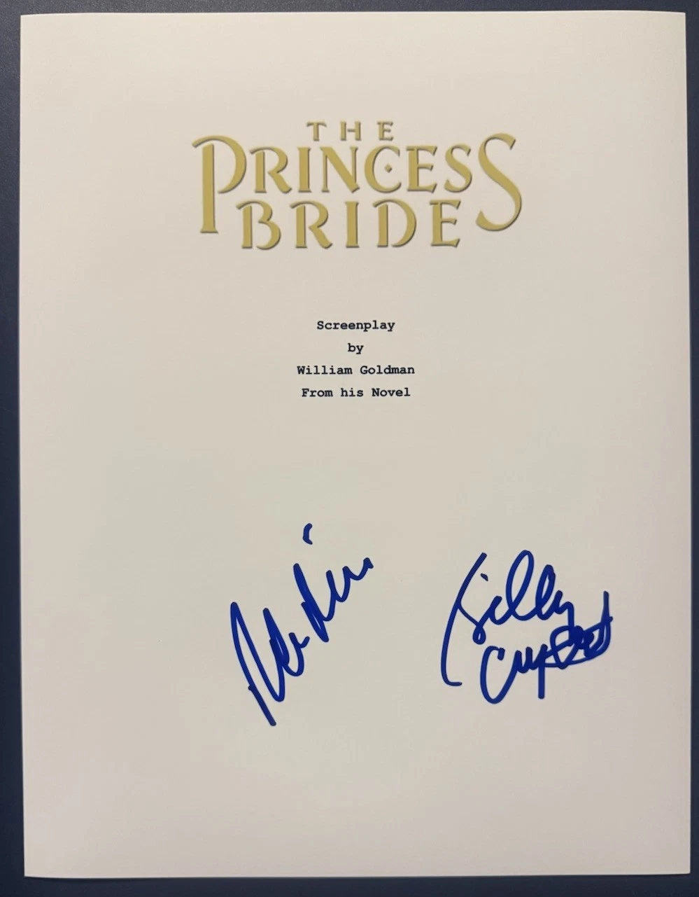 BILLY CRYSTAL & ROB REINER SIGNED THE PRINCESS BRIDE SCRIPT MOVIE ...