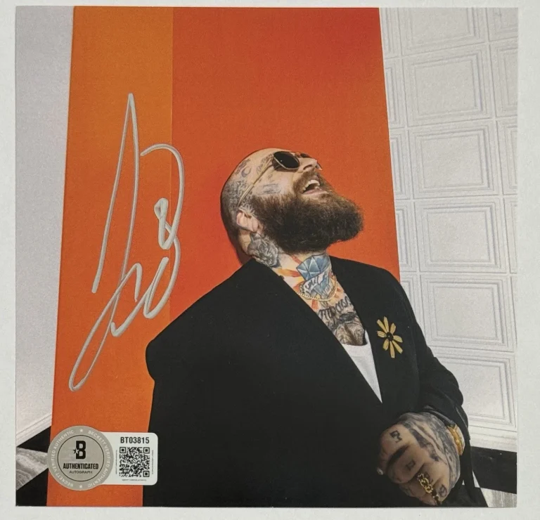 Teddy Swims SIGNED I’ve Tried Therapy Album Card & CD BAS Beckett COA Autograph